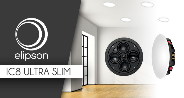Elipson IC8 Ultra Slim – najtanji zvučnici za ugradnju u strop