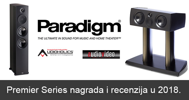 Paradigm Premier Series nagrada i recenzija u 2018.