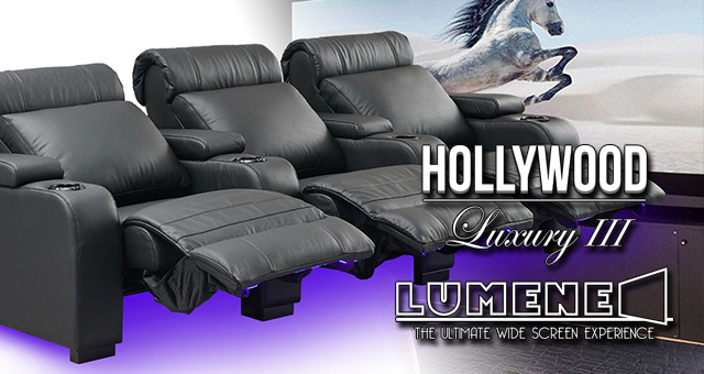Lumene Hollywood Luxury III fotelje za kućno kino