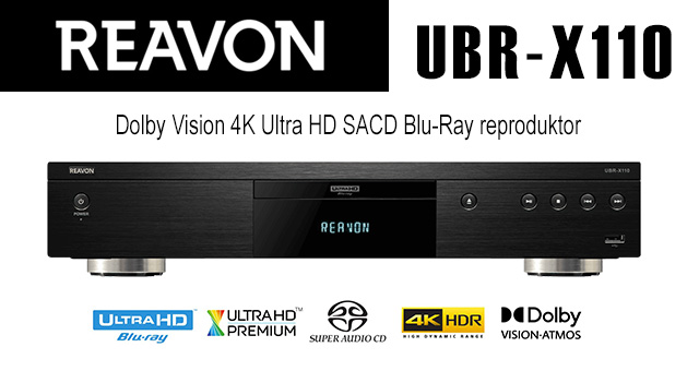 REAVON UBR-X110 – Dolby Vision 4K Ultra HD SACD Blu-Ray reproduktor
