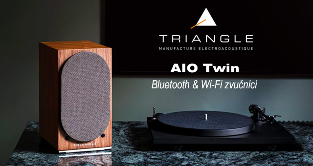 Triangle AIO Twin – Bluetooth & Wi-Fi zvučnici, sve-u-jednom moderan Hi-Fi sustav
