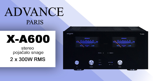Advance Paris X-A600 – stereo pojačalo snage