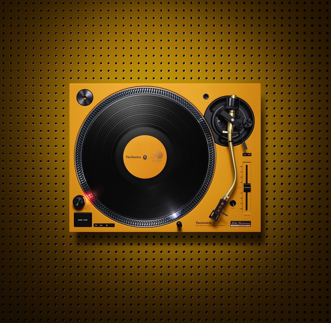 Technics 1200M7L gramofon žuti