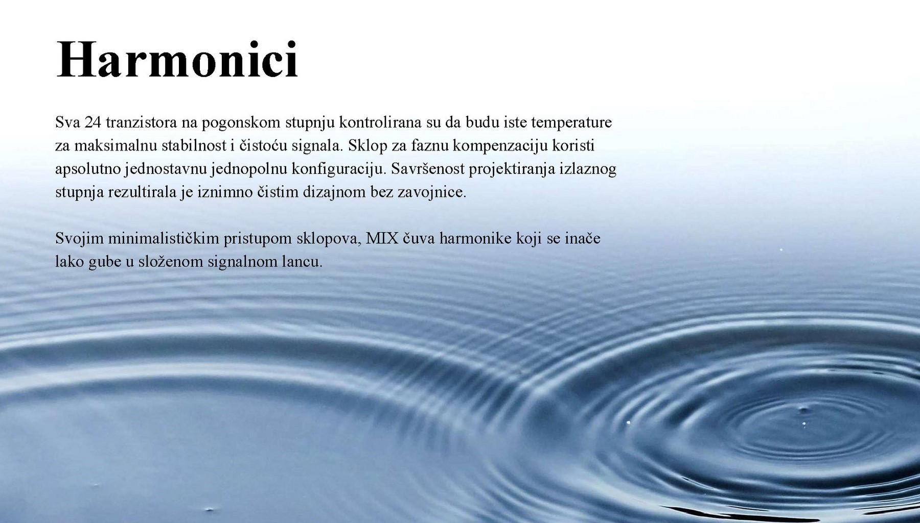 Esoteric Grandioso M1X Monoblok - harmonici