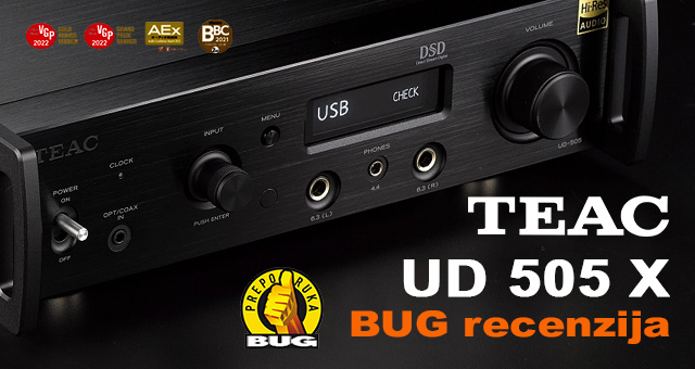 TEAC UD-505-X – Akustika za odlikaše – BUG preporuka