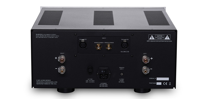 Cary Audio SA-200.2-ES straga