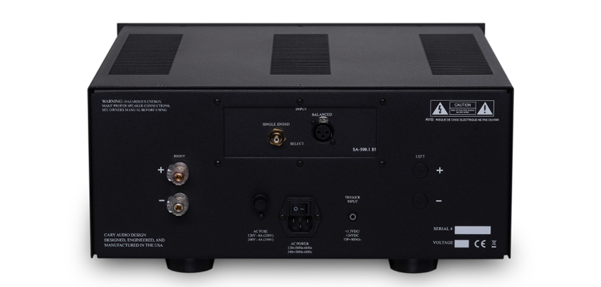 Cary Audio SA-500.1-ES straga