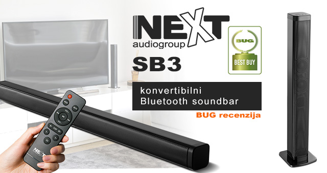 NEXT Audiocom SB3 – Svira zajedno, svira odvojeno BUG recenzija