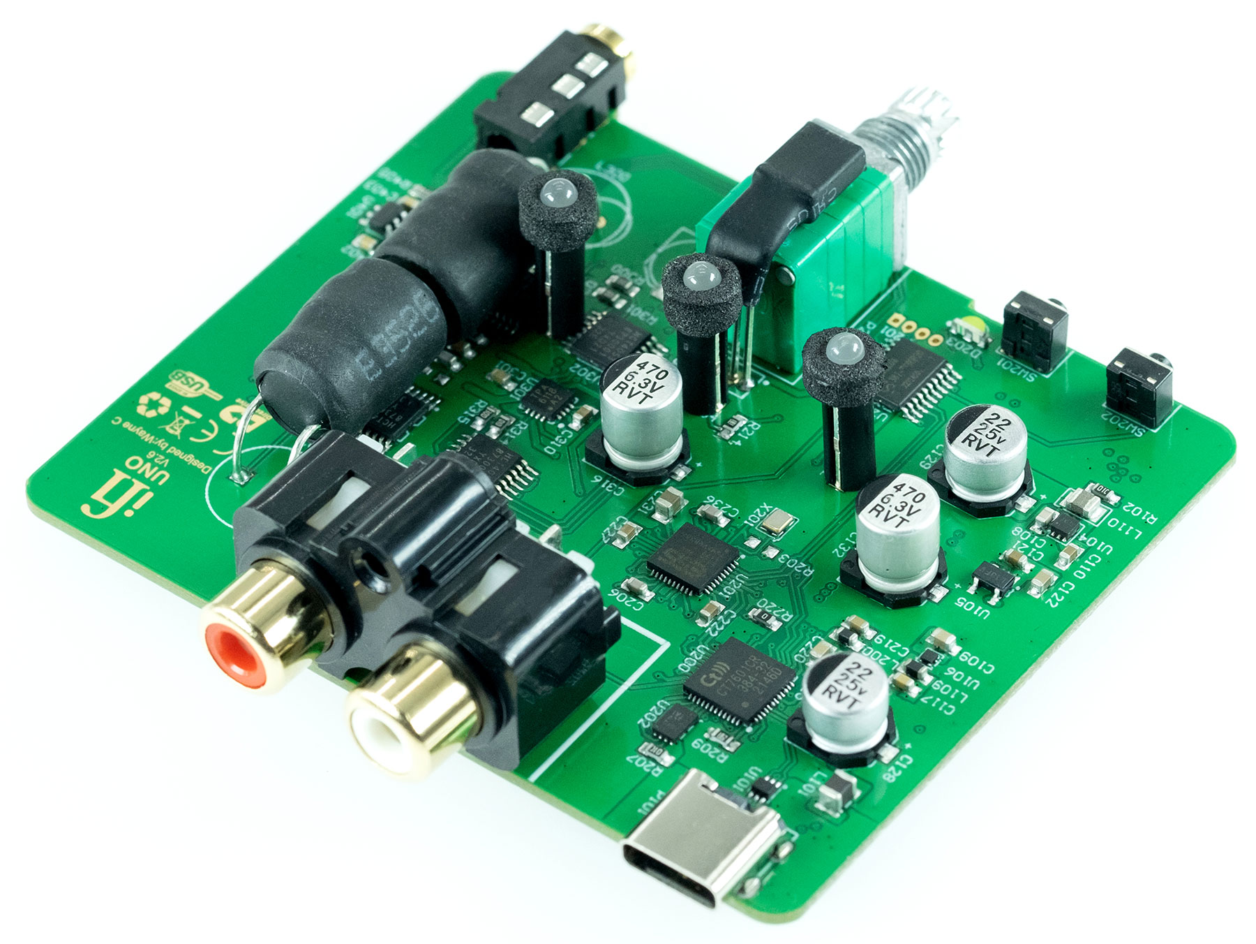 iFi Audio UNO - DAC/pojačalo za slušalice PCB pločica