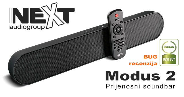 NEXT Audiocom Modus2 – Prijenosni soundbar – BUG recenzija