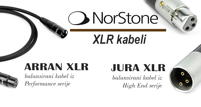 Norstone XLR kabeli ARAN i JURA