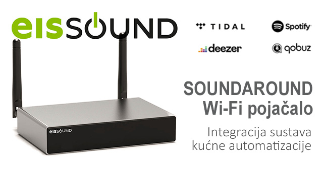 Eissound SOUNDAROUND Wi-Fi pojačalo – Integracija sustava kućne automatizacije