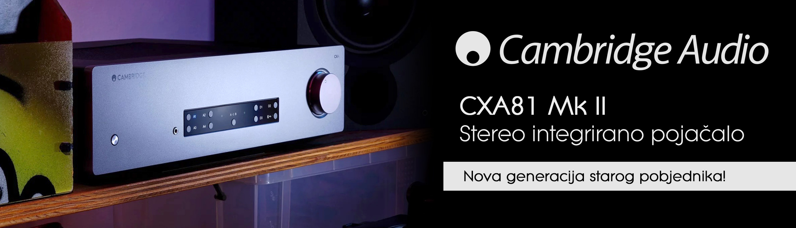 Cambridge Audio CXA81 Mk II - Stereo integrirano pojačalo