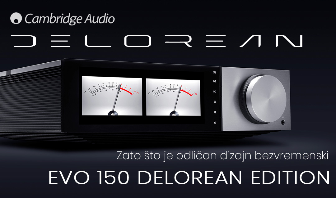 Zato što je odličan dizajn bezvremenski: Cambridge Audio Evo 150 DeLorean Edition