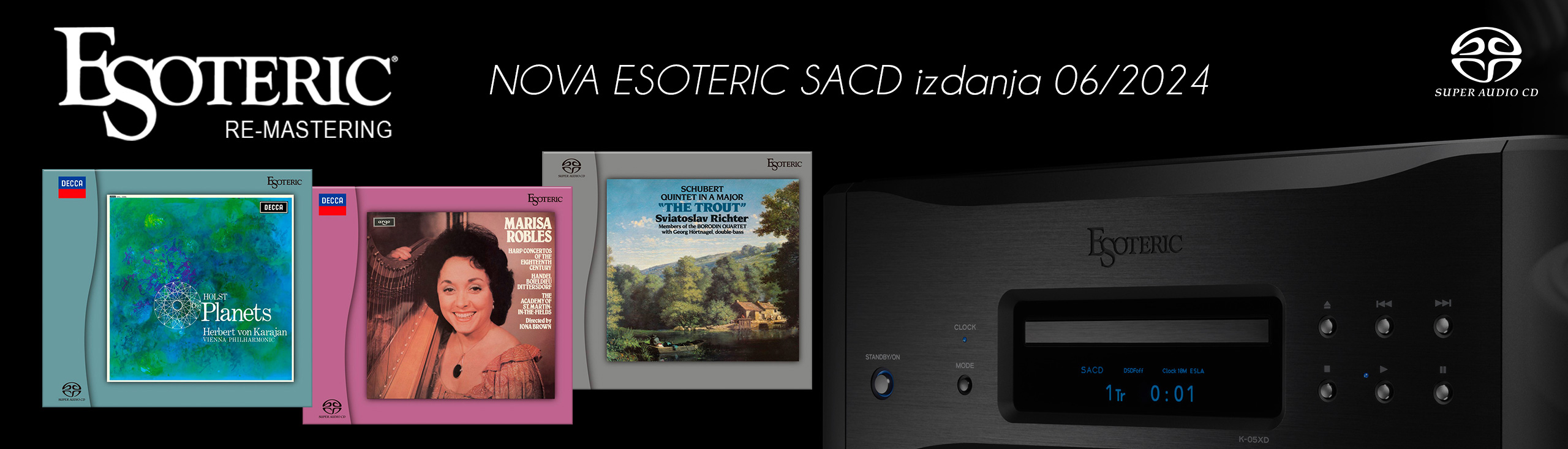 Esoteric SACD novi diskovi 06/2024.