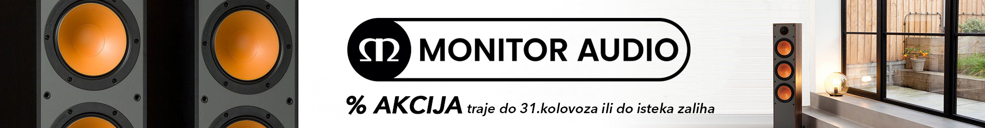 Monitor Audio AKCIJA do 31.08.