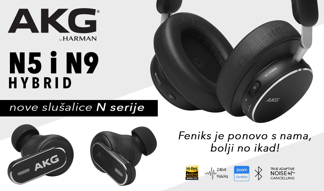 AKG nove slušalice N serije – N9 i N5 HYBRID – Feniks je ponovo s nama, bolji no ikad!