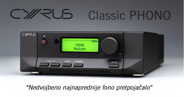 Cyrus Audio Classic PHONO – najnaprednije fono pretpojačalo