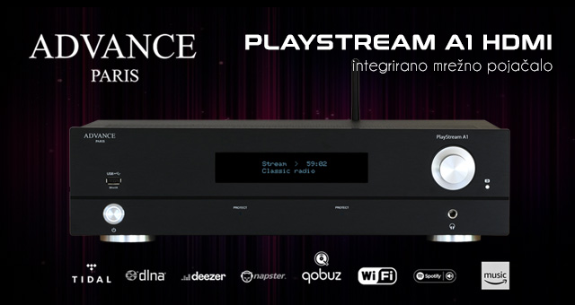 Advance Paris PlayStream A1 HDMI – integrirano mrežno pojačalo