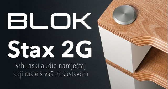 BLOK Stax 2G police - vrhunski audio namještaj koji raste s vašim sustavom