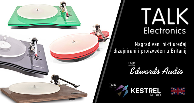 TALK Electronics / Edwards Audio / Kestrel Audio – gramofoni i elektronika