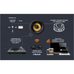 Lithe Audio 6,5" Bluetooth5  IP44 ugradbeni zvučnik za vlažne prostore par
