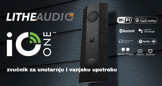 Lithe Audio - novi iO1 zvučnik za unutarnju i vanjsku upotrebu