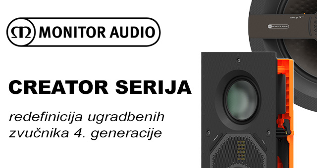 Monitor Audio Creator serija – redefinicija ugradbenih zvučnika 4. generacije