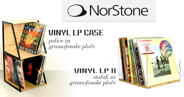 Norstone VINYL LP CASE i VINYL L PR – stalci za gramofonske ploče