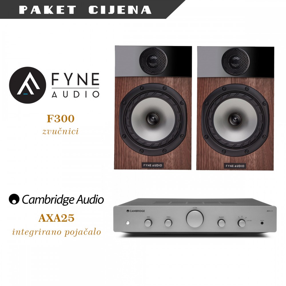 Cambridge Audio AX25 + Fyne Audio F300  