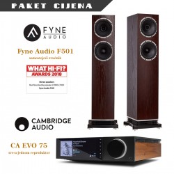Cambridge Audio EVO 75 + Fyne Audio F501