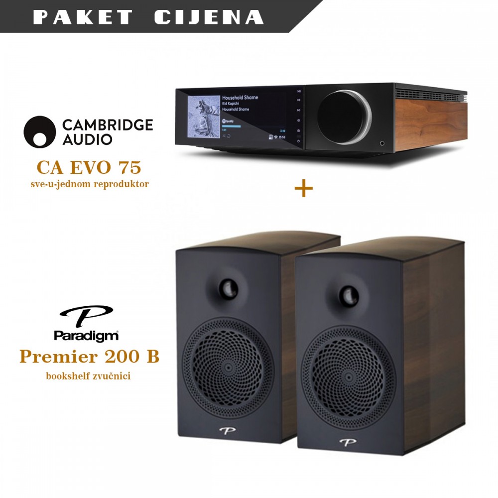 Cambridge Audio EVO 75 + Paradigm Premier 200 B par 