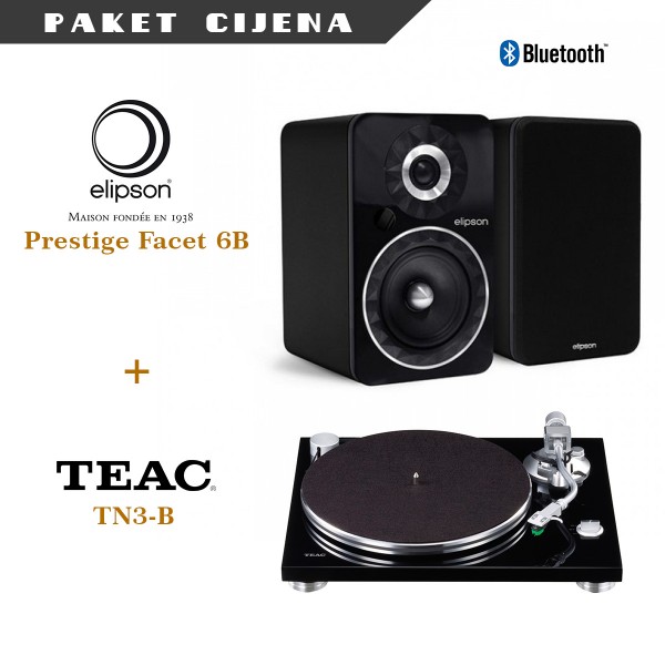 Elipson Prestige Facet 6BT + Teac TN3-B gramofon
