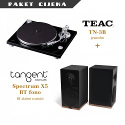 Teac TN-3B gramofon + Tangent Spectrum X5 BT fono