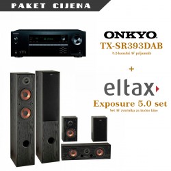 Onkyo TX-SR393DAB + Eltax Exposure Set 5.0 AV