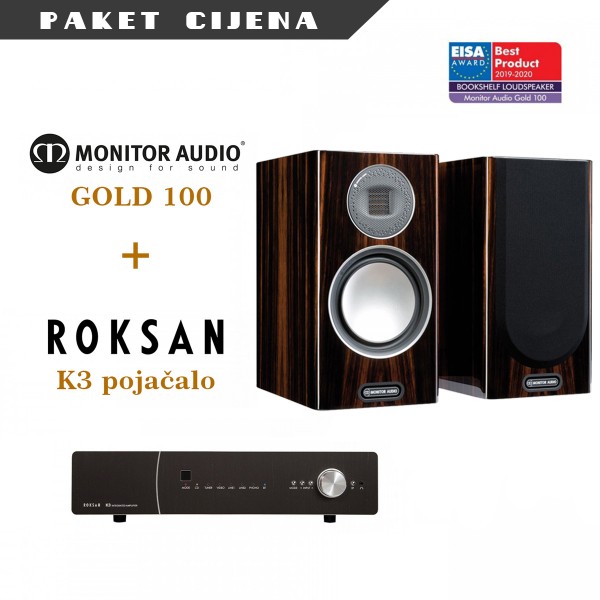 Roksan K3 pojačalo + Monitor Audio Gold 100