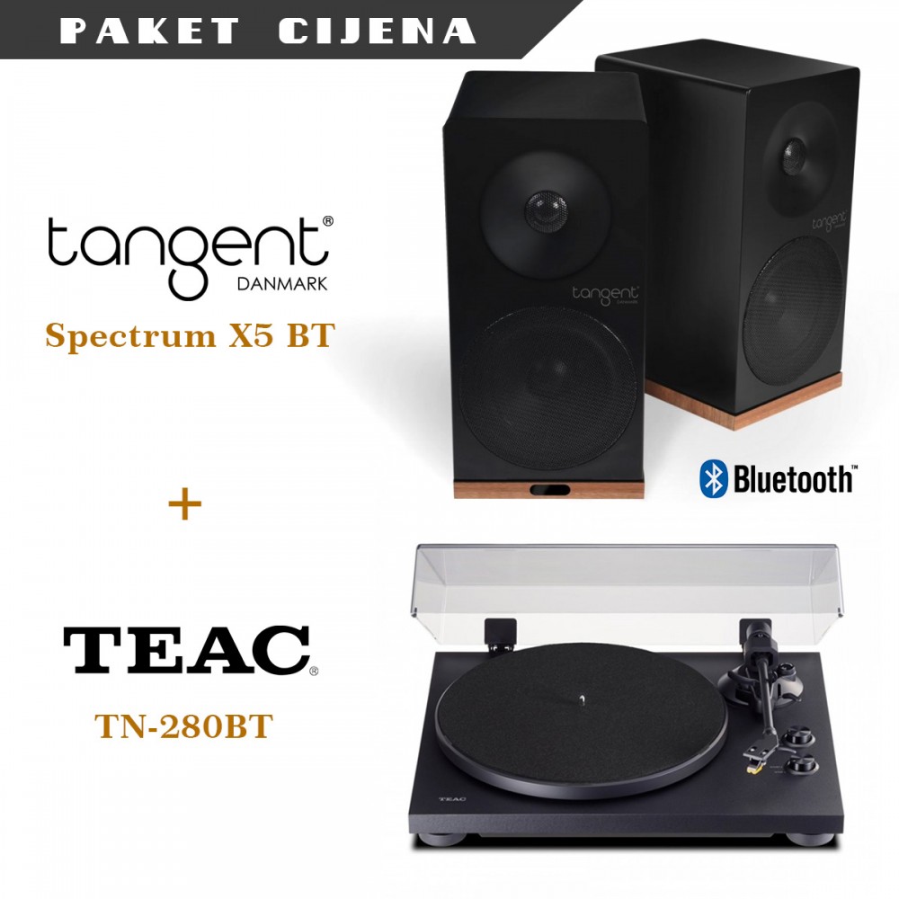 Tangent Spectrum X5BT + Teac TN 280 Bluetooth