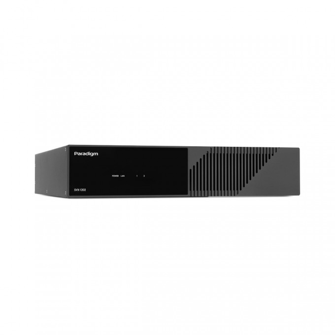 Paradigm SVX-1202 - dvokanalno 70V/8Ω hibridno streaming pojačalo s DSP-om